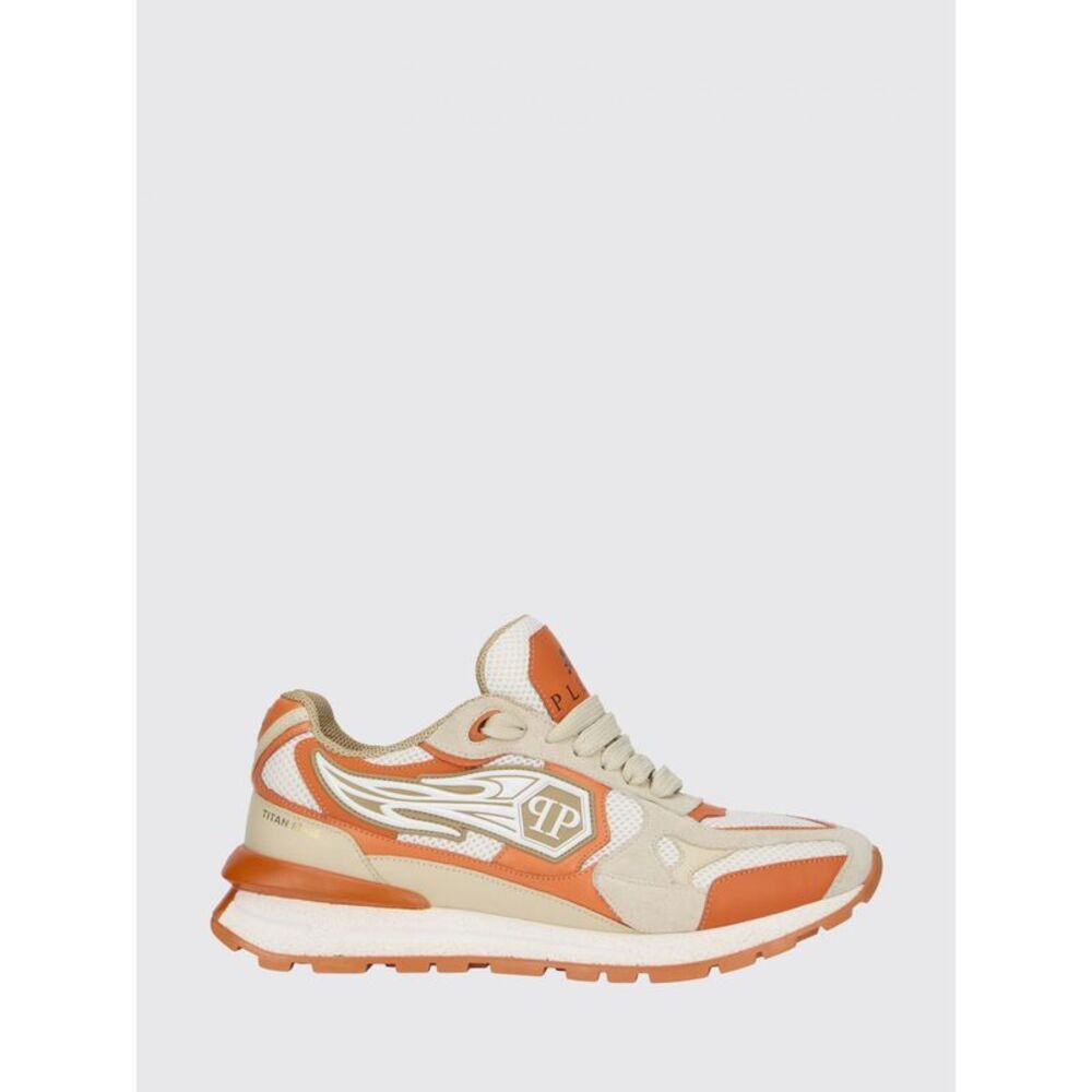 Philipp Plein Men Philipp Plein Leather And Mesh Sneakers